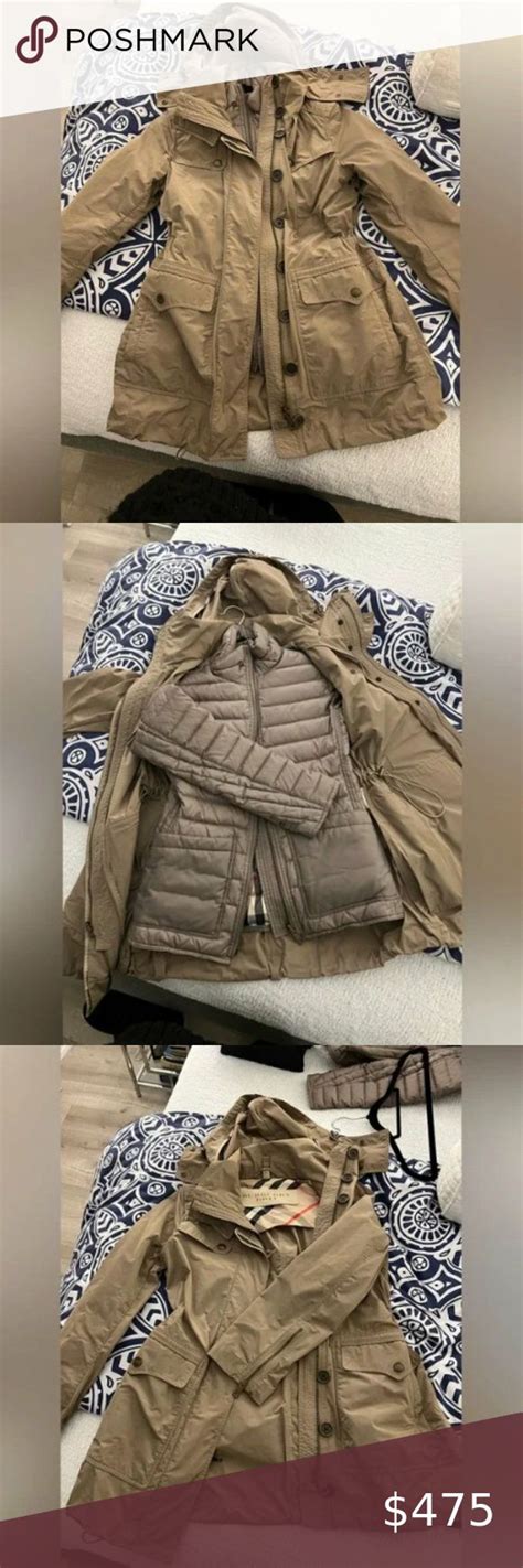 burberry brit flight jacket|Burberry Brit anorak jacket.